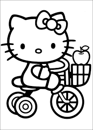Supercoloring.com is a super fun for all ages: Hello Kitty Cycling Coloring Page Free Printable Coloring Pages For Kids