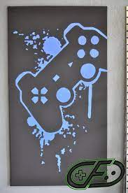 Playstation 3 Video Game Room Painting By Controlfreakgameart Game Room Video Game Room Video Game Rooms
