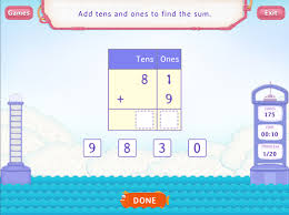 1st grade math a dish on and subtract 2 digit : Subtract 1 Digit Number From 2 Digit With Regrouping Within 100 Practice With Fun Math Worksheet