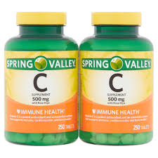 Therefore, more may be helpful in some instances. Spring Valley Vitamin C Supplement With Rose Hips 500 Mg 250 Count 2 Pack Walmart Com Walmart Com