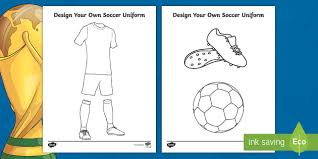 Soccer ball coloring page get coloring pages. Design Your Own Soccer Uniform Coloring Sheets