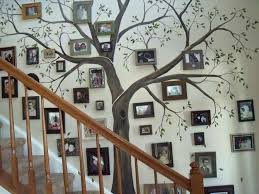 Diy Staircase Family Tree Perfect For Making A House Your Home Family Tree Wall Art Family Tree Photo Family Tree Mural
