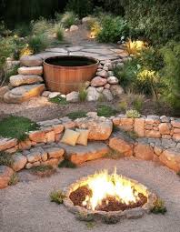 Badefass Badespass Feuerstelle Garten Sitzbank Ste Badefass Badespass Feuerstelle Garten Landscape Sit Feuerstelle Garten Garten Landschaftsbau Garten