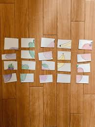 高齢者室内レクリエーション ゲーム recreation for the elderly レトルトカレーの空き箱を使って作った パズル レクリエーション 手作り 簡単 ノート デザイン