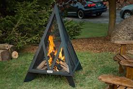 3d artistic fire pit (geodesic domes, animals, vehicles, etc.) outdoor enclosed fire place 4 Pyramid Iron Embers