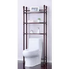 Fleur De Lis Living Morecambe 26 W X 70 25 H Over The Toilet Storage Wayfair Bathroom Space Saver Toilet Storage Bathroom Shelf Decor