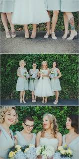 Retro Garden Party Wedding Tea Length Bridesmaid Dresses Wedding Bridesmaid Dresses Wedding Bridesmaids