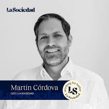 Cerrando un gran 2024, hoy anunciamos formalmente que a partir del 1 de  enero de 2025, Martín Córdova asume el rol de CEO de La Sociedad, en  sustitución de Mario Dávalos, quien