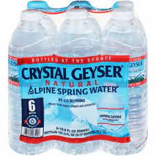 Crystal Geyser Alpine Spring Water 6 Bottles 16 9 Fl Oz Food 4 Less