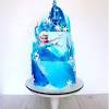 Gambar kue ulang tahun princess frozen disney unik dan lucu. 1