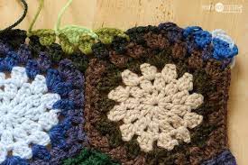 How To Make A Straight Edge On A Hexagon Blanket Crochet Hexagon Crochet Hexagon Blanket