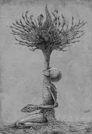 Nightmare Rebirth Creepy Drawings Horror Art Art