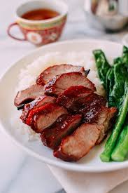 We spoon the black bean salsa that accompanies this dish over grilled tenderloin slices. Char Siu Chinese Bbq Pork Restaurant Style The Woks Of Life