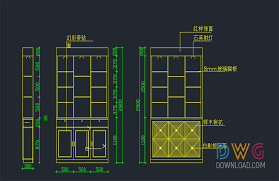 Standard kitchen cabinet cad blocks. Screen Cabinet Design Cad Block Dwgdownload Com
