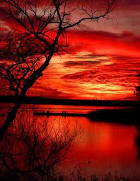 Photo Angry Sky Wunderground Com Red Sunset Beautiful Sky Amazing Sunsets