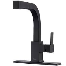5% coupon applied at checkout. Pfister Pull Out Kitchen Faucet Vorena Collection 1 Handle Matte Black F5347vob Rona
