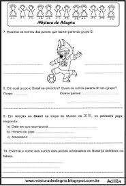 Calendário Da Copa 2018 Para Imprimir Atividade Tabela Educacao Fisica Copa Aulas De Redacao