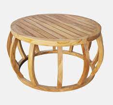 Choose from smart features and storage solutions. Pacific Round Coffee Table In Premium Natural Teak The Furniture Shack