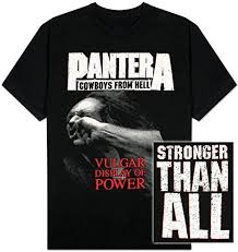 Rockabilia Pantera Vulgar Display Of Power T Shirt Medium