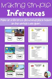 Making Simple Inferences With Where Question Visuals Speech Therapy Materials Inference This Or That Questions