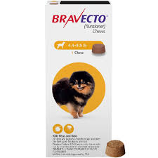 Bravecto chews is the first oral chew for dogs to provide up to 12 weeks of protection against fleas and ticks. Bravecto Tablets For Dogs 4 4 9 9 Lbs Free Shipping Ep Rx