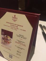 Served with sautéed fresh vegetables, choice of potato (baked / rice / garlic mash or fries). Brunch Menu Picture Of Lawry S The Prime Rib Hong Kong Tripadvisor
