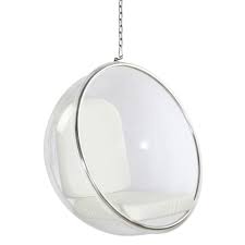 Bubble Hanging Chair White In 2020 Bubble Chair Hanging Egg Chair Hanging Chair
