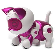 Tekno Newborns Electronic Robotic Pet Interactive Kitty Cat Pink Color See This Great Product This Is An Affiliat Robot Cat Toy Robot Cat Pet Cat Toys