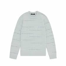 Climate conscious delivery on your favorite designers. A Cold Wall Chain Jacquard Knit Ice Grey Acwmk031 Outback Sylt