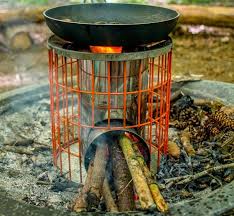 If your arms are stubby like my brothers cut the horizontal piece back so you can reach inside the pipe. How To Build A Rocket Stove Or Hobo Stove For The Wild Sos