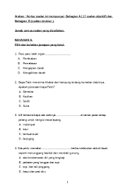 Soalan akhir tahun pendidikan moral tahun 2. Top Pdf Soalan P Kesihatan Tahun 2 Kssr 123dok Com