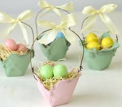 Des oeufs de poule évidés et remplis de mousse au chocolat, des oeufs colorés avec pelure d'oignon et autres pour décorer la table. Diy Panier De Paques Pour La Chasse Aux Oeufs 40 Idees Inspirantes