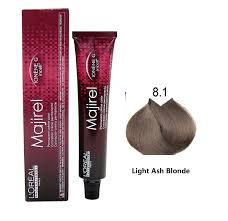 You must know that hair color companies said their products would lighten i used this to color incoming roots and gray. Loreal Professionnel Majirel 8 1 Light Ash Blonde 50ml Beauty Pouch