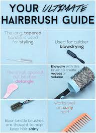 Which Hairbrush Should You Use The Ultimate Guide Hair Brush Natural Hair Styles Hair Makeup