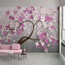 Maybe you would like to learn more about one of these? Kustom 3d Foto Wallpaper Dinding Ungu Bunga Bunga Lukisan Dinding Kamar Tidur Ruang Tamu Dekorasi Rumah Kertas Peint Mural 3d Wallpaper Aliexpress