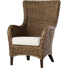 Panama Jack Sunroom Sanibel Lounge Chair With Cushion Color Leilani Rainforest Wicker Lounge Chair Patio Lounge Chairs Wicker Patio Chairs