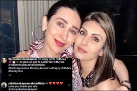 Rishi kapoor and neetu kapoor's daughter riddhima. Karisma Kapoor Shares Inside Pictures From Riddhima S 40th Birthday Bash Their Social Media Pda Is Unmissable Ibtimes India