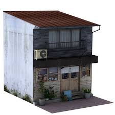 Tokyo Diner 3d Model Storefront Design Japanese Buildings Building Design