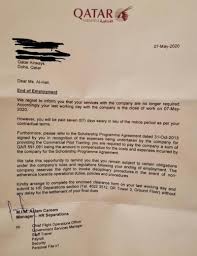 Employee qatar job offer letter. Qatar Airways Fires Pilot Demands 162k One Mile At A Time