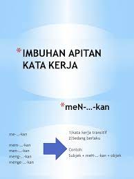 (kata adjektif = kata nama) learn with flashcards, games and more — for free. Imbuhan Apitan Kata Kerja