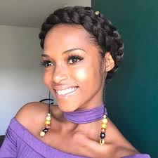 60 Breezy Crown Braid Hairstyles For Summer Halo Braid Natural Hair Natural Hair Styles Braids With Weave