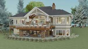 Plan 64404sc 2 Bed Craftsman With Option For 2 More Bedrooms Craftsman House Plans Brick Exterior House Lake House Plans