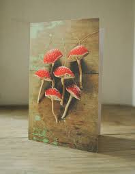 The lemon got very acidic and refluxy; Toadstool Mushroom Greeting Card By Willowynn