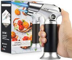 The jo chef adjustable flame kitchen blow torch is different than most of the others. Amazon Com Blow Torch Professional Kitchen Cooking Torch With Lock Adjustable Flame Refillable Mini Blow Torch Lighter For Bbq Baking Brulee Creme Crafts And Soldering Butane Gas Not Included Home Improvement