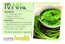 Calming Cooling Kale Kale Face Natural Beauty Diy Face Mask Ingredients