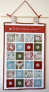 Advent Calendar Quilted Wall Hanging Homemade Advent Calendars Advent Calendar Pattern Fabric Advent Calendar