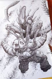 Xenomorph Art Tumblr Alien Artwork Alien Drawings Predator Alien Art