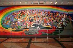 In june 2020, a photograph supposedly showing a mural that was painted at denver international airport in 1994 that depicted people from around the world wearing masks started to circulate on. 7 Airport Denver Ideen Unheimliche Orte Unheimliches Wandgemalde