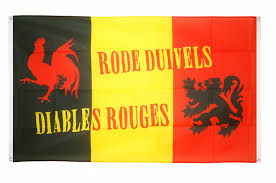 28 jun 2018 bekijk het. Balkonflagge Fanflagge Belgien Rode Duivels 90 X 150 Cm