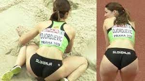When you're halfway across, jump over the railing and glide to the outer ring of the city. Nina Djordjevic 2015 Post Marija Sestak Lovely Slovenian Long Jumper Youtube